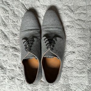 Taft Kennedy Shoes in Grey Wool - Size 42